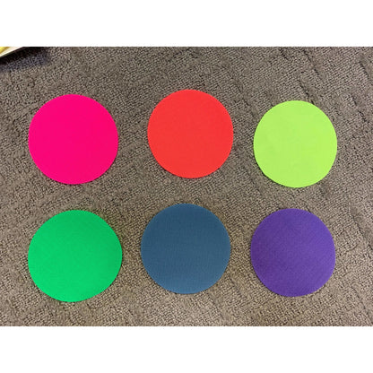 cleverclassroom-net-au - 6 Pack Neon Colours -  Clever Spots Classroom Place Markers - Clever Spots