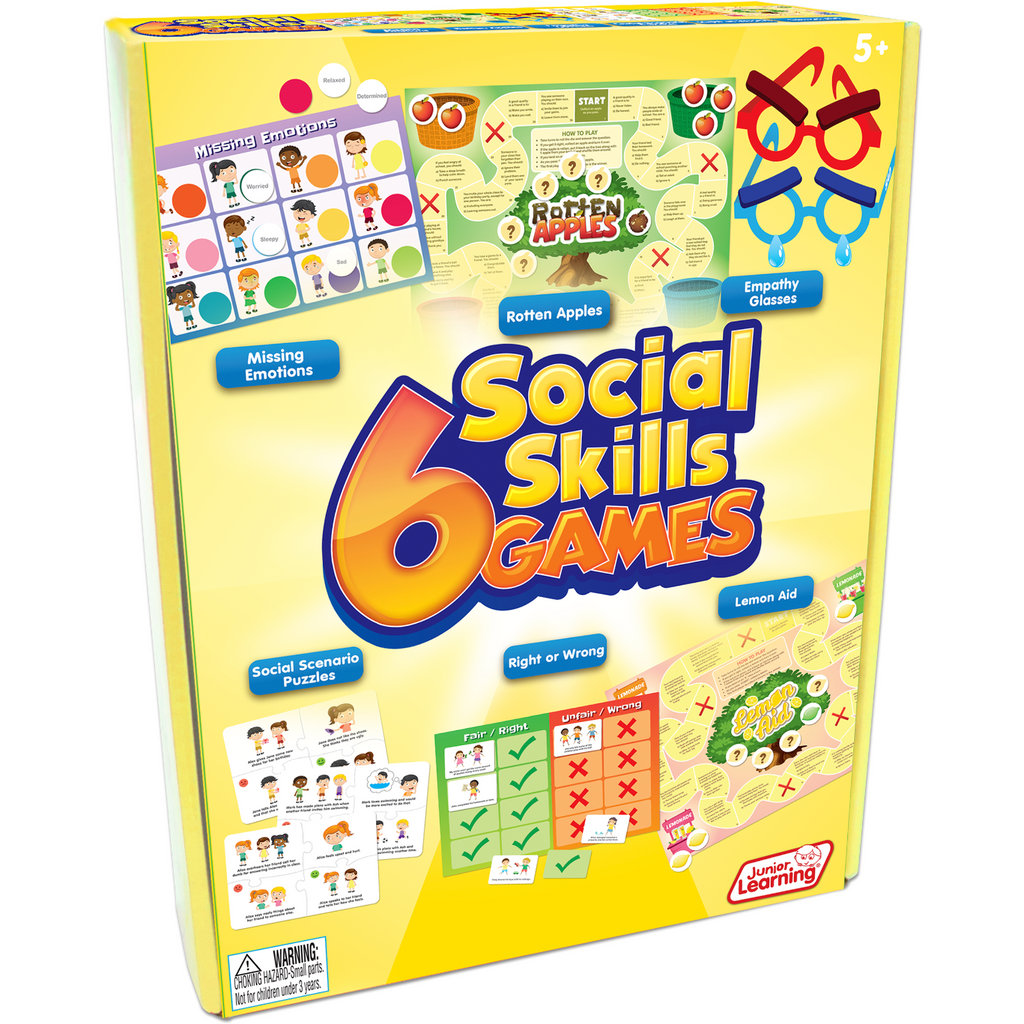 Light Goldenrod 6 Social Skills Games