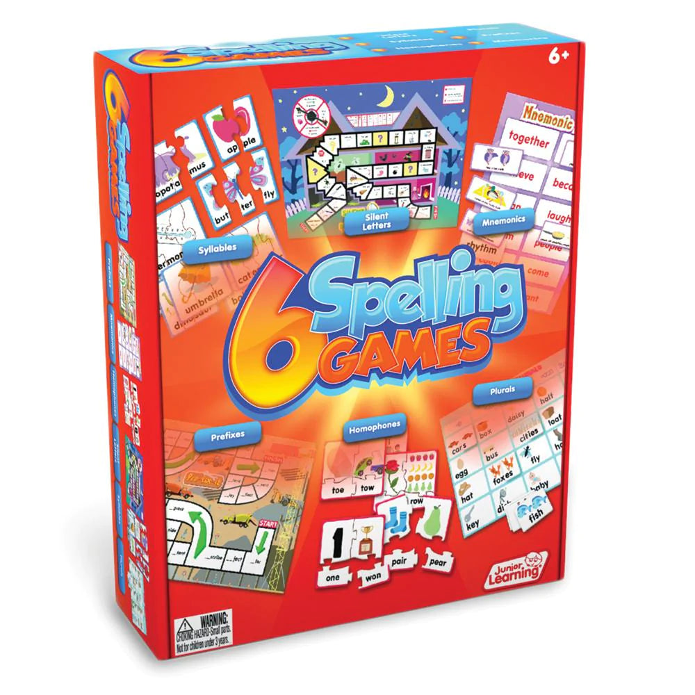 Gray 6 Spelling Games