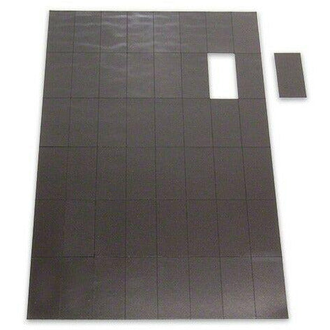 Dim Gray 750 x self adhesive magnets- school invitations calendars 40x20x0.6mm -stick on