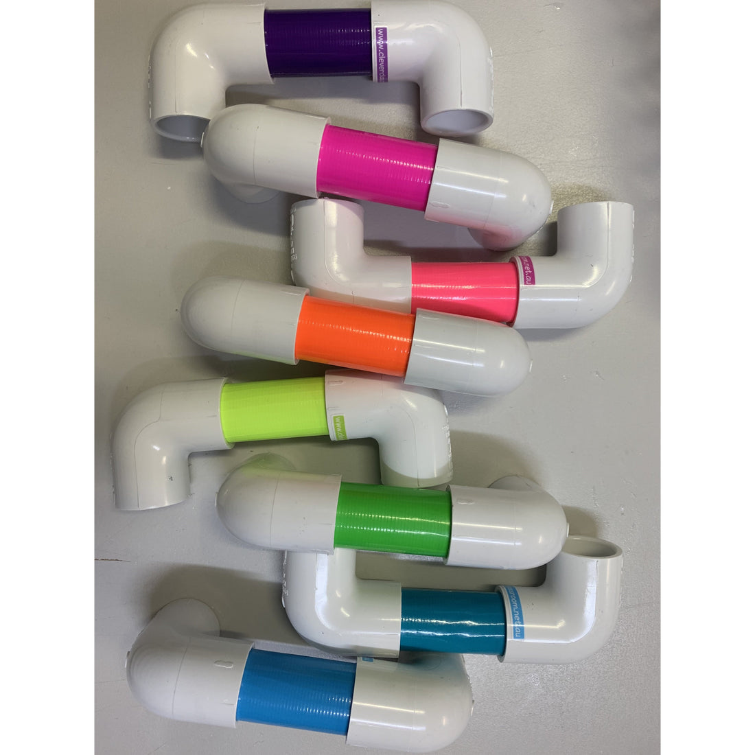 Dark Gray 8 Pack Neon Colours Whisper Phones