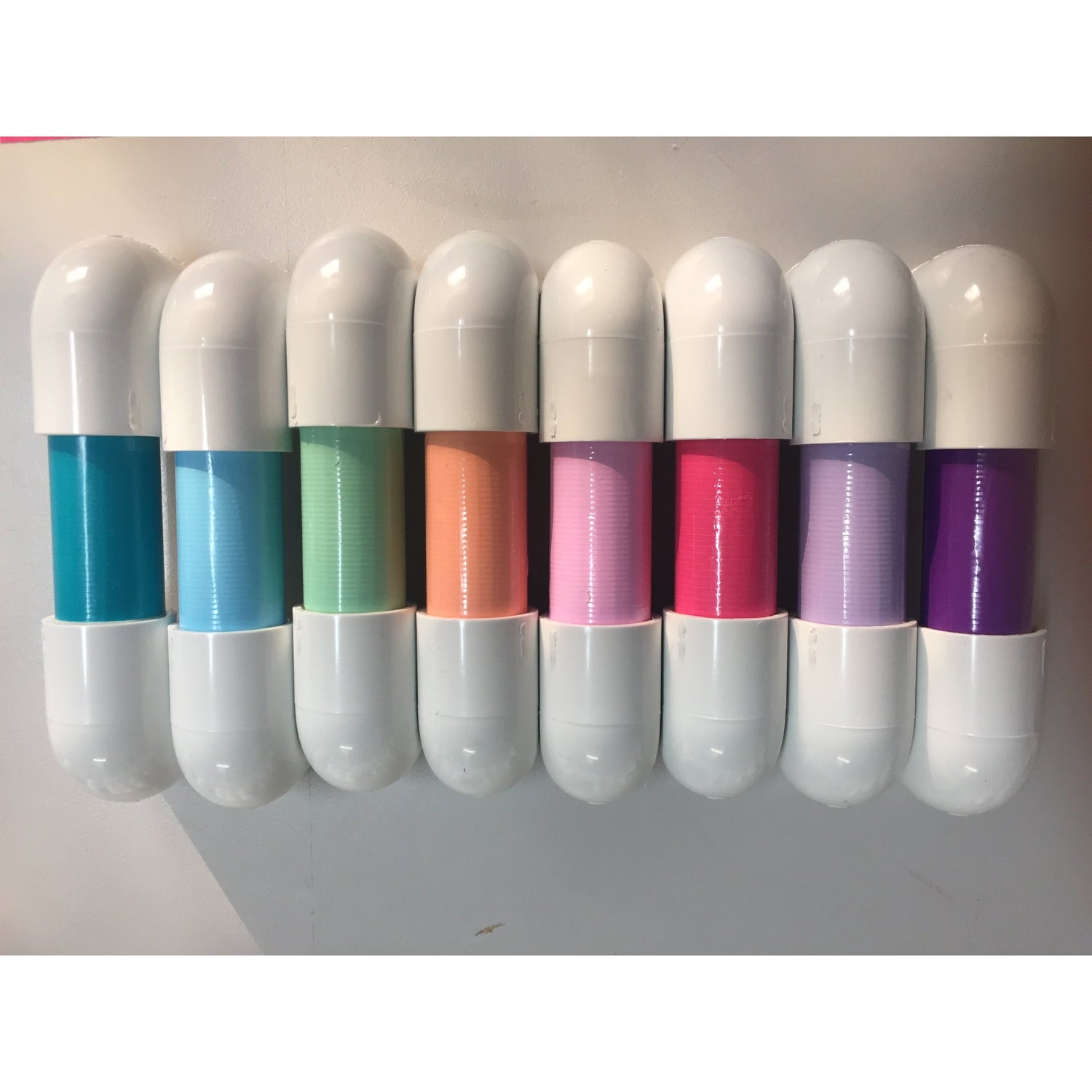 Dark Gray 8 Pack Pastel &amp; Bright Colours Whisper Phones