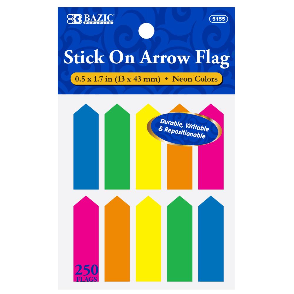 Dark Slate Blue Stick On Arrow Flags - Great for Bookmarking Strategy when reading