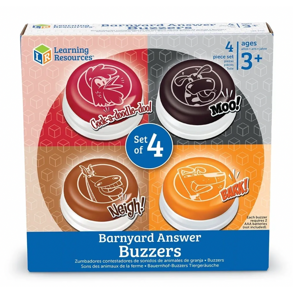 Dark Slate Gray Barnyard Animals Answer Buzzers