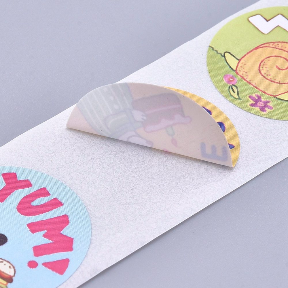 Light Gray Beautiful Award Stickers 500 on a roll - Colourful Teacher Merit Stickers