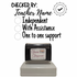 Rosy Brown NEW! Checked by Personalised Checklist Teacher Stamp - Rectangle 43 x 67mm