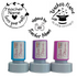 Light Slate Gray Stamp Set - 3 x Marking Stamps 30mm