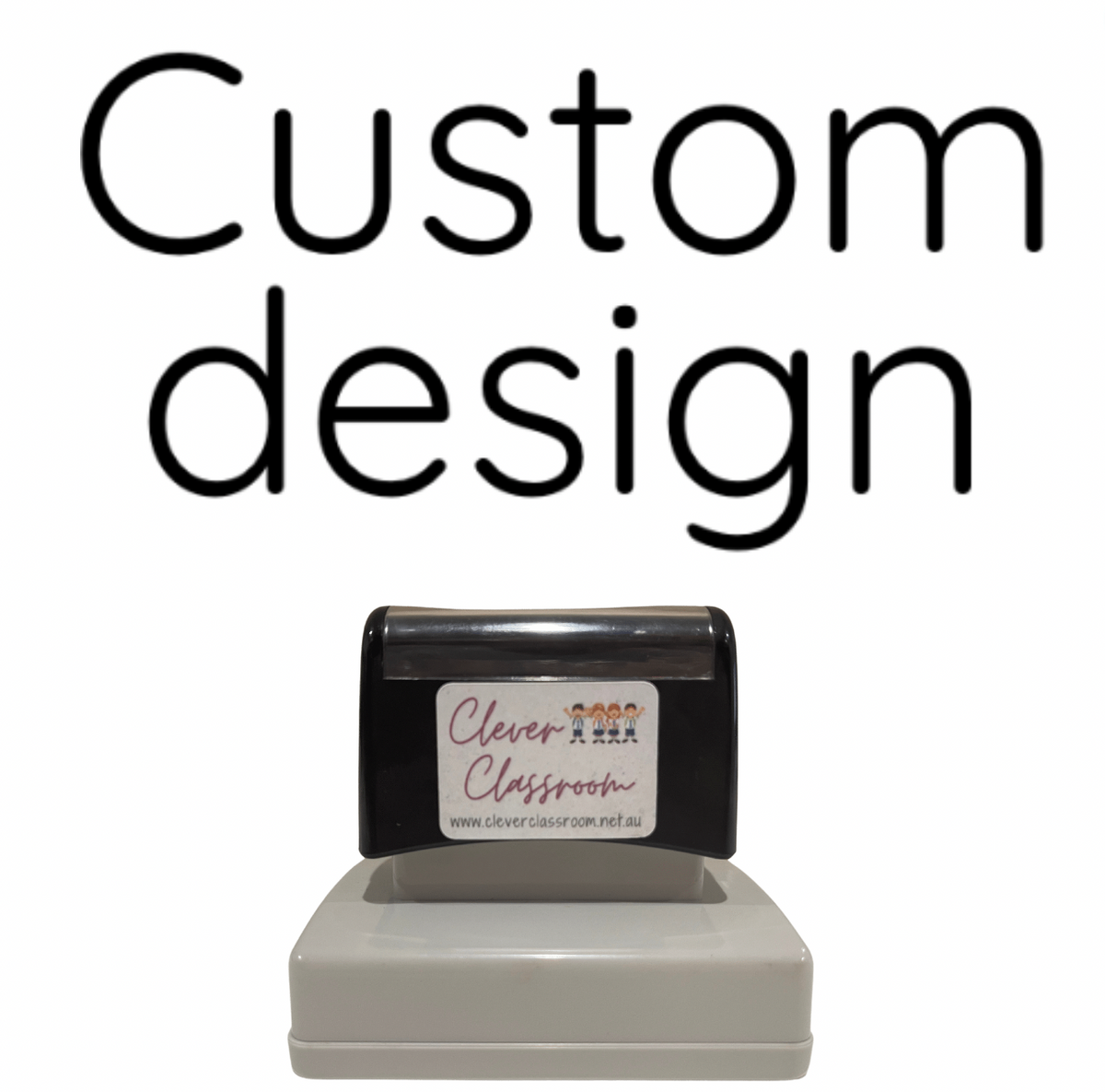 Stamp Maker Rectangular Custom Stamp - Rectangle 43 x 67mm – Clever Classroom