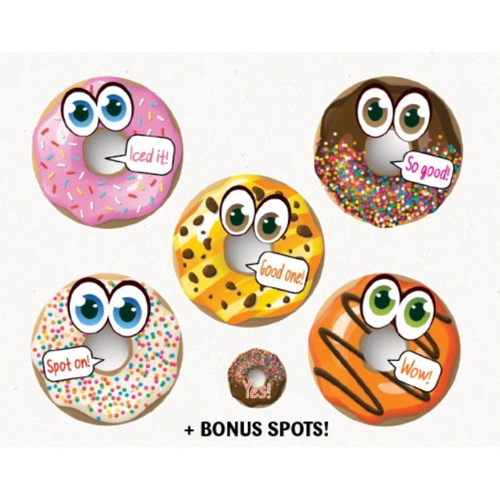 Seashell Iced Donut Scratch n Sniff Stickers - 84 stickers per pack
