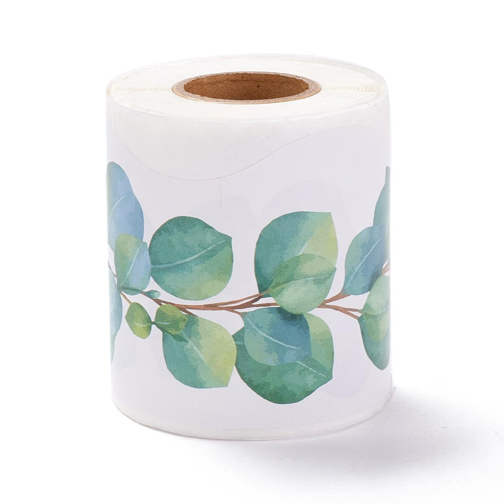 Light Gray Eucalyptus Adhesive Classroom Border Roll