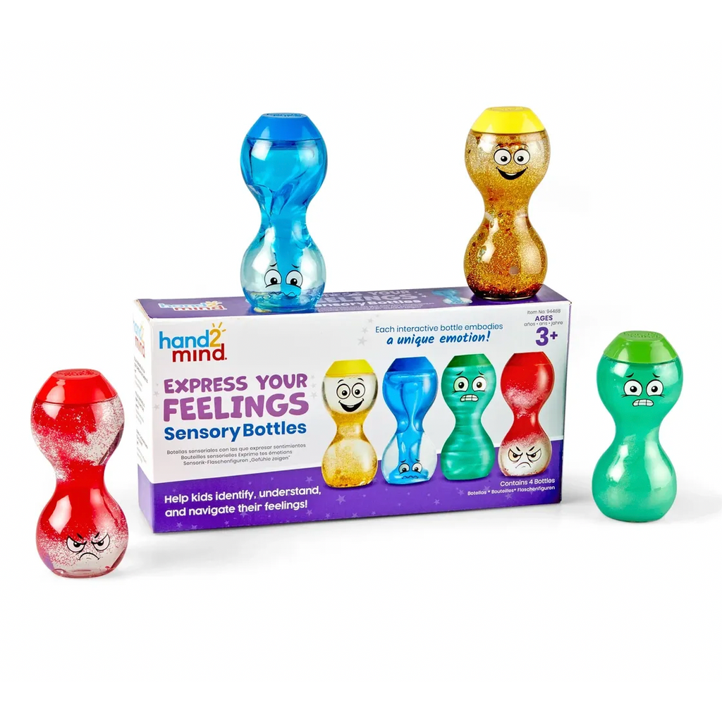 Steel Blue Express Your Feelings Sensory Bottles