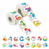 Light Gray Merit Dinosaurs Award Stickers 500 on a roll - Colourful Teacher Merit Stickers