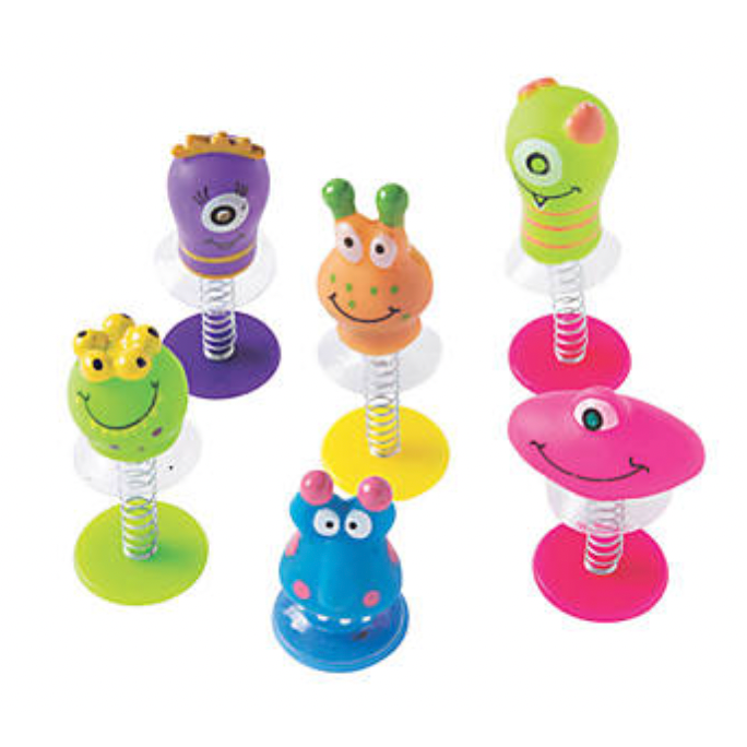 6 Pack Colourful Monster Pop Ups Pop Up Toys