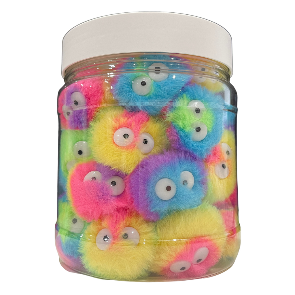 Rosy Brown Rainbow Warm Fuzzies - Jar of 30 Warm Fuzzies