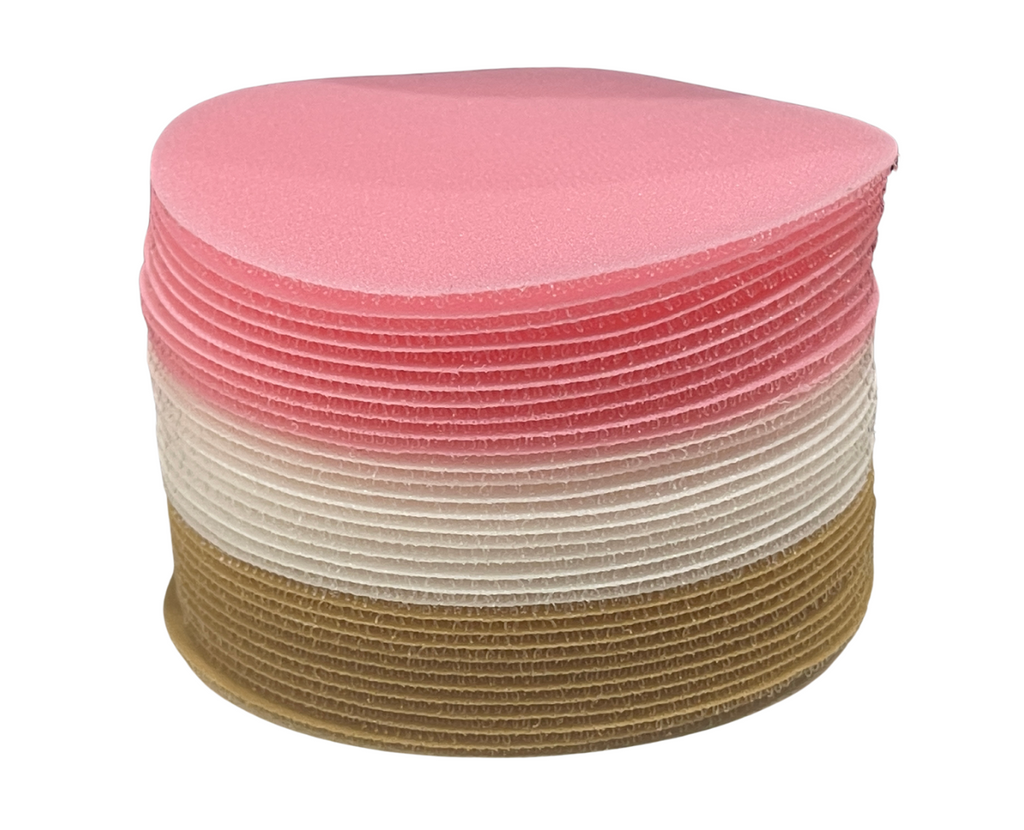 Rosy Brown BRAND NEW! 30 Jersey Caramel PINK Colours -  Clever Spots Classroom Place Markers
