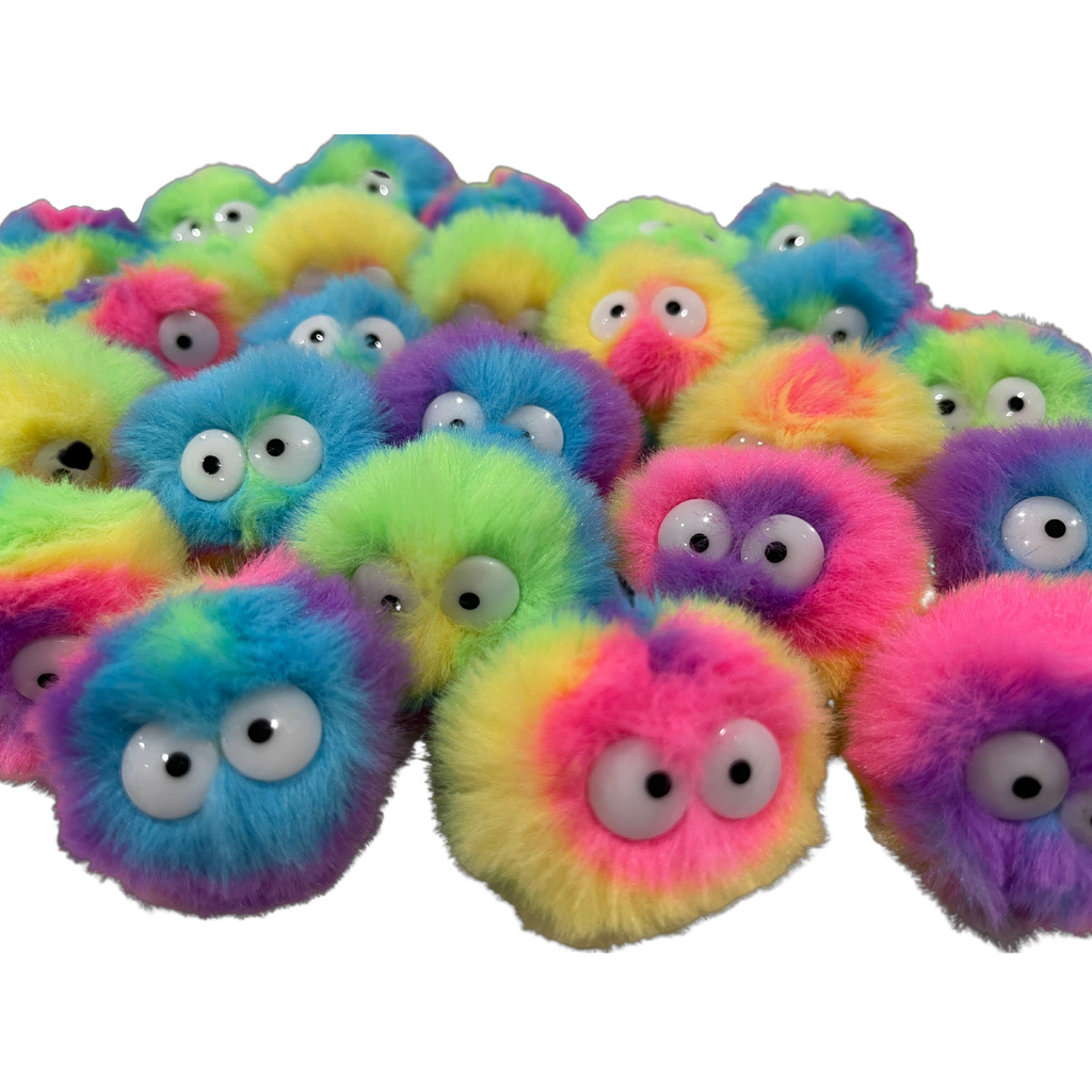 Rosy Brown Rainbow Warm Fuzzies - Jar of 30 Warm Fuzzies