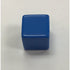 Gray BLANK Large 22mm coloured dice 6 sided BLUE DICE