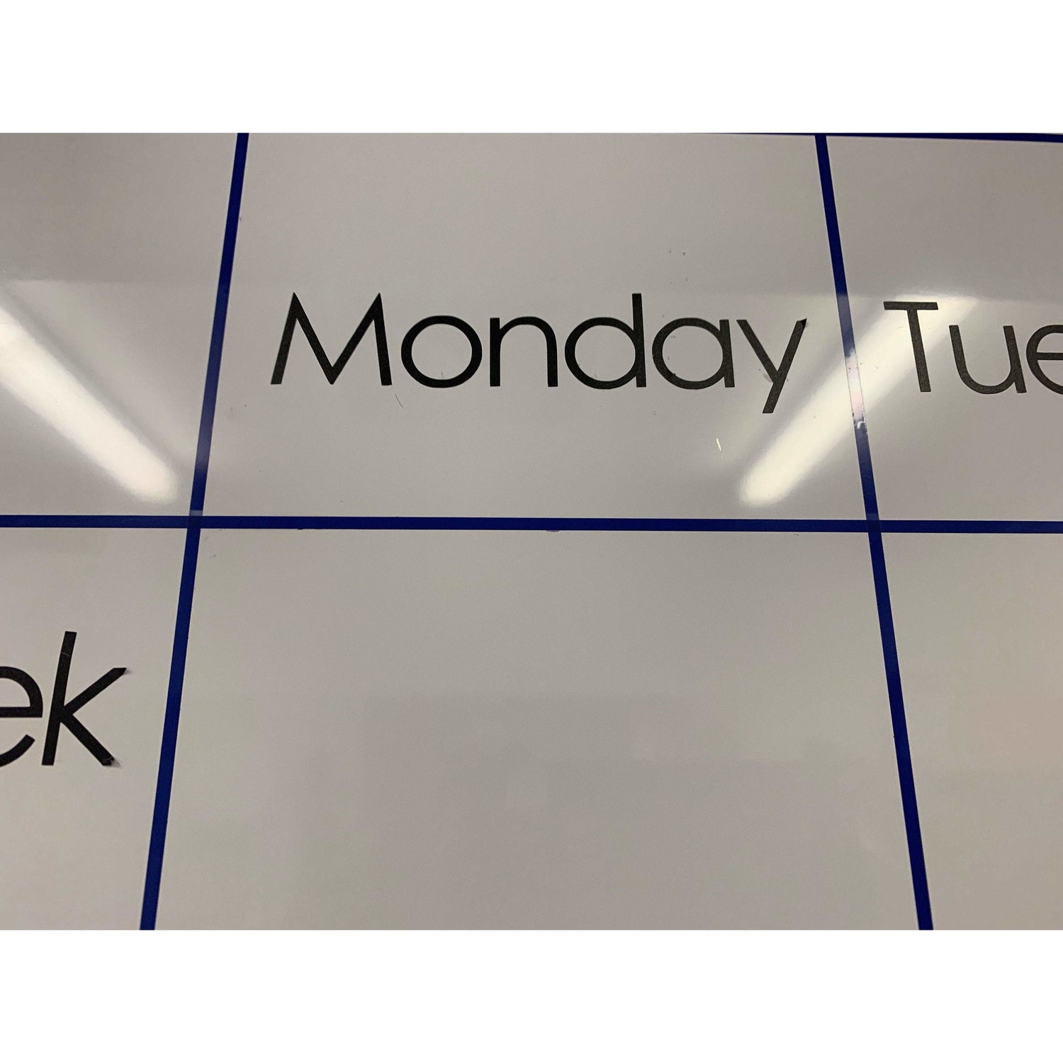 cleverclassroom-net-au - Aus Made Whiteboard Calendar - Wall Organiser for school or office - Decals Only - Personalised Classroom