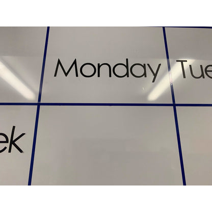cleverclassroom-net-au - Aus Made Whiteboard Calendar - Wall Organiser for school or office - Decals Only - Personalised Classroom