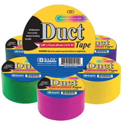 Goldenrod Bright Colours Duct Tape 48mm x 9000mm in stock - fast dispatch - craft tape