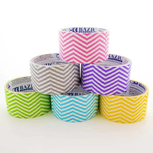 Light Gray NEW!! Pastel Chevron 6 Rolls Duct Tape 48mm x 4500mm in stock - fast dispatch - craft tape