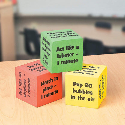 Tan Classroom Brain Break Activity Dice