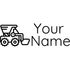 Gray Clothing Stamp Digger - Rectangle 18 x 54mm