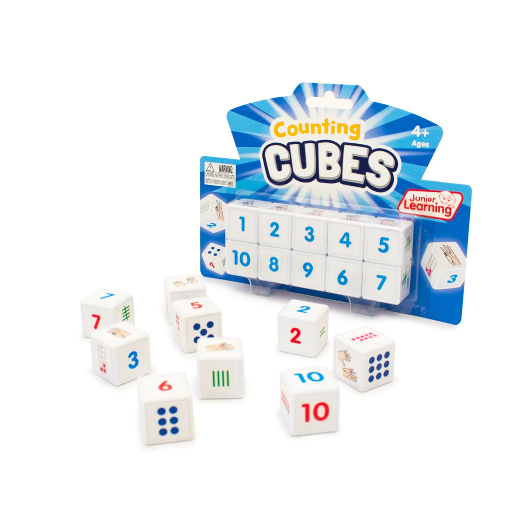 Steel Blue Counting Cubes