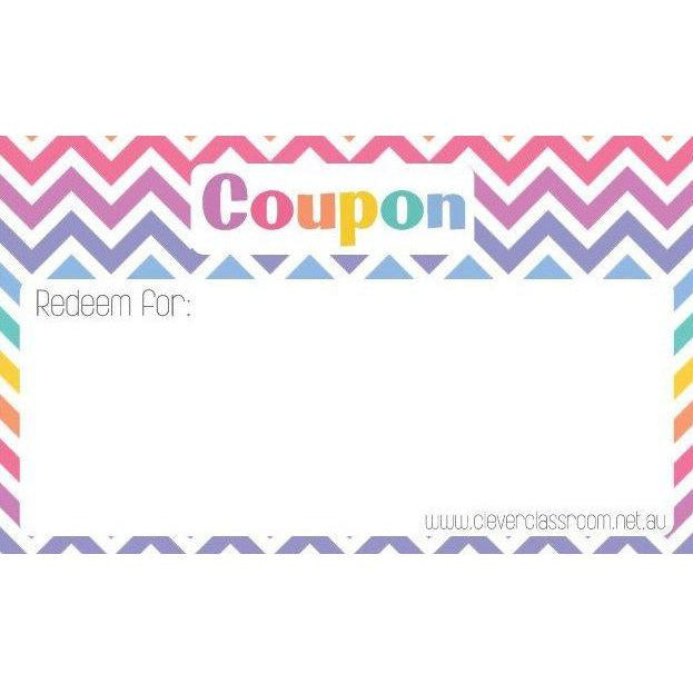 cleverclassroom-net-au - Coupon Cards for Classroom rewards - Toys &amp; Incentives