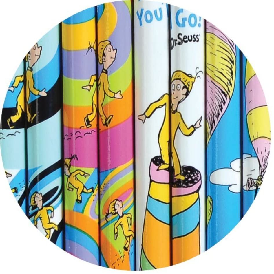 Dark Slate Blue IN STOCK AGAIN! Dr Seuss "Oh the Place You'll Go!"  Motivational Pencils Bright Colours Classroom teacher resource