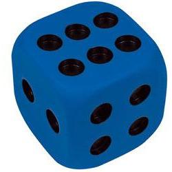 Dark Cyan Giant Classroom PVC Dice
