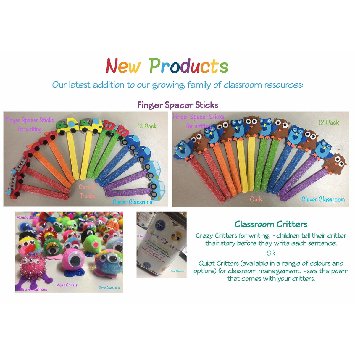 cleverclassroom-net-au - Highlight Reading Strips - Early Years Reading Tool - Reading Highlighters