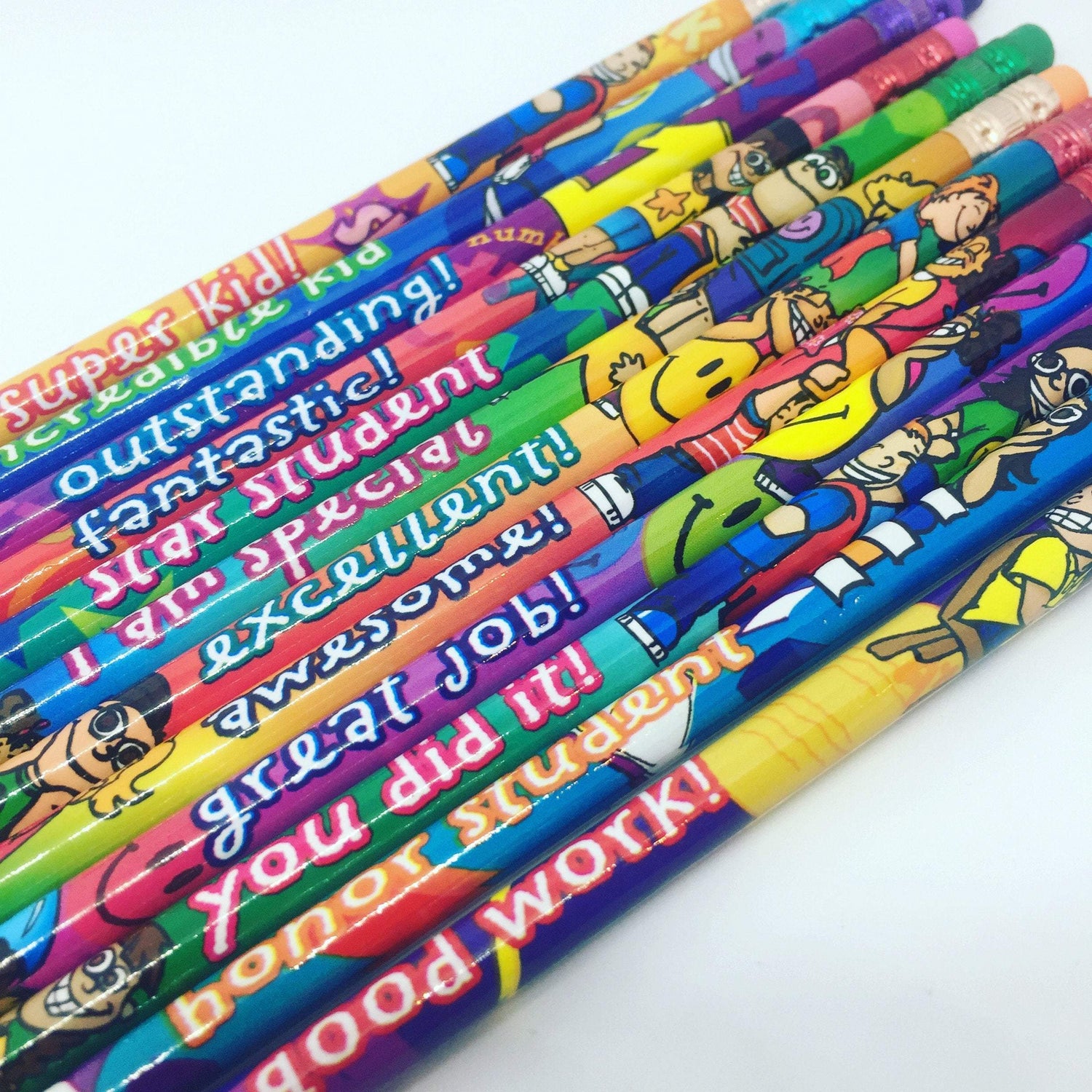 cleverclassroom-net-au - Incentive Pencils - motivational quotes - Toys &amp; Incentives
