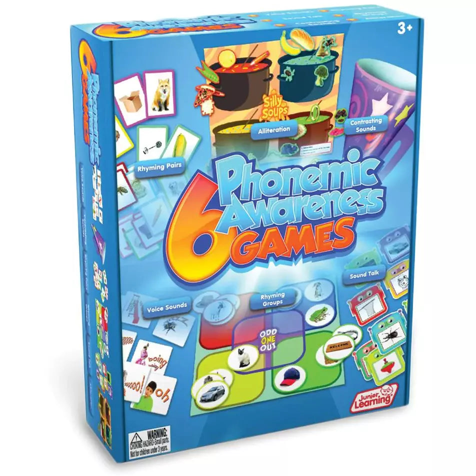 Cornflower Blue 6 Phonemic Awareness Games