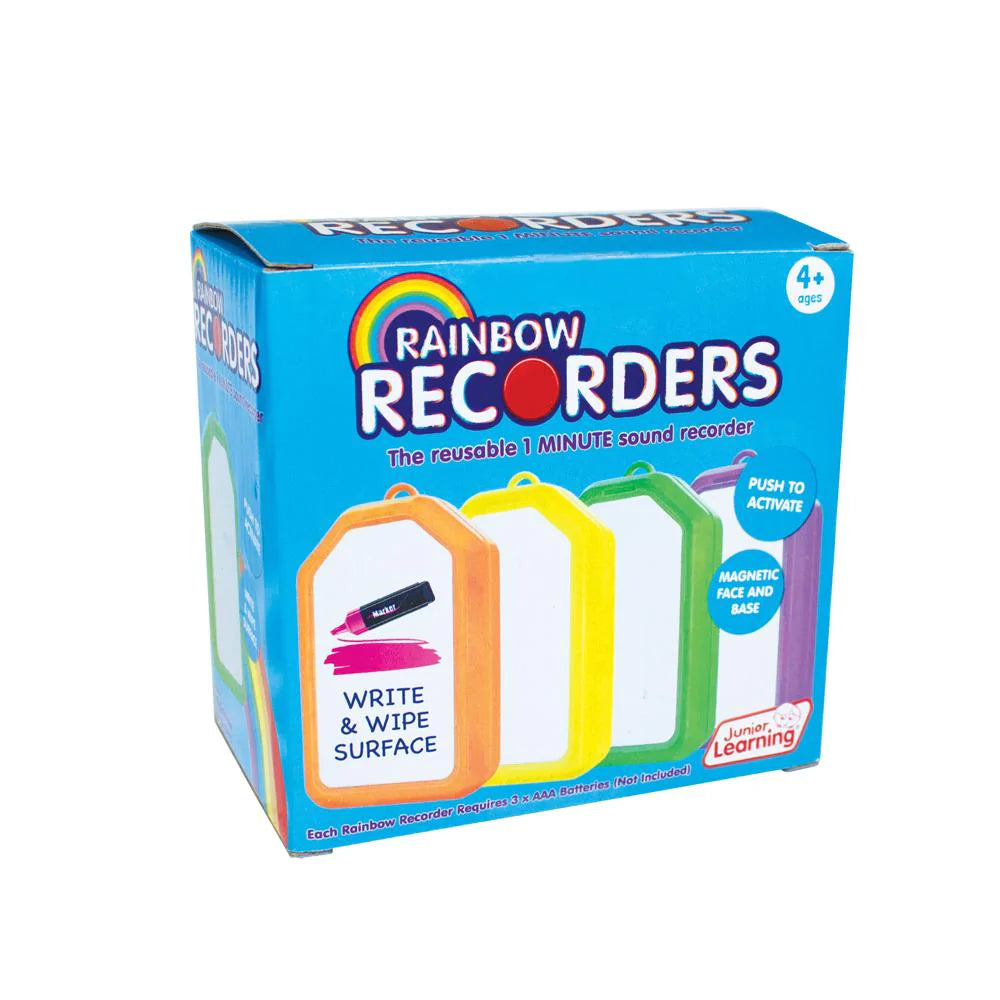 Wheat Rainbow Recorders (Set of 4)