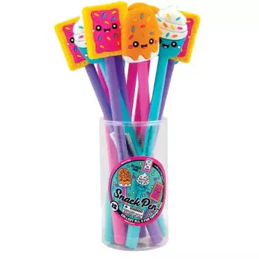 Light Gray Colourful Snack Pen with Topper