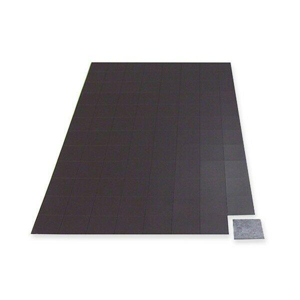 Dark Slate Gray Stick On Magnets Self Adhesive 20 x 20 x 0.8mm Adhesive sheet of magnets