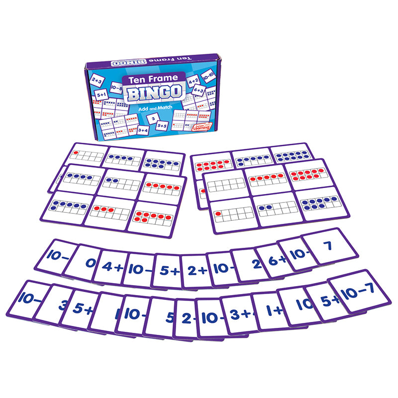 Light Gray Ten Frame Bingo